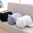 thumbnail image 4 of Peluche de gato negro, juguete creativo con forma de gato, almohada suave, juguetes de regalo, lindos muñecos de peluche (13 pulgadas), 4 of 5