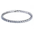 thumbnail image 2 of opvise Chic Bracelet Rhinestone Delicate Exquisite Multicolor Sparkling Dress-up Ravishing Tennis Bracelet Women Wrist Jewelry for Female, 2 of 8