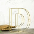 thumbnail image 6 of Efavormart 8" Tall Gold Wedding Centerpiece 3D Wire Letter Decoration For Wedding Party Decoration DIY Decoration Supplies - D, 6 of 11