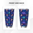 thumbnail image 3 of Salouo Jellyfish colorful Print 20oz Tumbler with Lid,Stainless Steel Vacuum Insulated Tumbler Durable Insulated Coffee Mug Thermal Cup with Splash Proof Sliding Lid-Straw Two-piece Set, 3 of 8