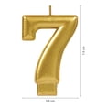 thumbnail image 3 of Velas de Cumpleaños Granmark No. 7 Dorada, 3 of 4