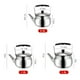 thumbnail image 3 of Hervidor de agua de acero inoxidable,Hervidor de agua de acero inoxidable Tetera Cafetera,Viaje Picnic Vajilla Tetera Jarra de agua, eléctrica a gas Utensilios de cocina Ligeros,Olla de, 3 of 7
