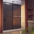 thumbnail image 5 of DreamLine Essence-H 56-60 in. W x 76 in. H Semi-Frameless Bypass Shower Door in Chrome and Gray Glass, 5 of 11