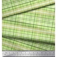 thumbnail image 2 of Soimoi Rayon Fabric Plaid Check Printed Fabric 1 Yard 56 Inch Wide, 2 of 3