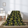 thumbnail image 2 of Sikiie Corn And Dragonflies Cozy Flannel Fleece Throw Blanket: Lightweight & Thick for All Seasons - Perfect for Women, Men, & Kids"40"x30", 2 of 6