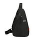 thumbnail image 2 of Mochila de viaje, senderismo, mochila de día con cierre de cremallera, bolso de hombro informal, bolso de pecho para ocio negro, 2 of 8
