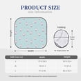 thumbnail image 3 of Vsdgher Milk Tea Print Car Windshield Sun Shade, Reflective Sunshade Window Sunshade Sun Visor Protector Fit for Cars,Trucks,SUVs-Large, 3 of 6