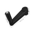 thumbnail image 2 of Minkissy Crank Revolving Nylon Crank Handle Black Foldable Design 1Pcs, 2 of 8