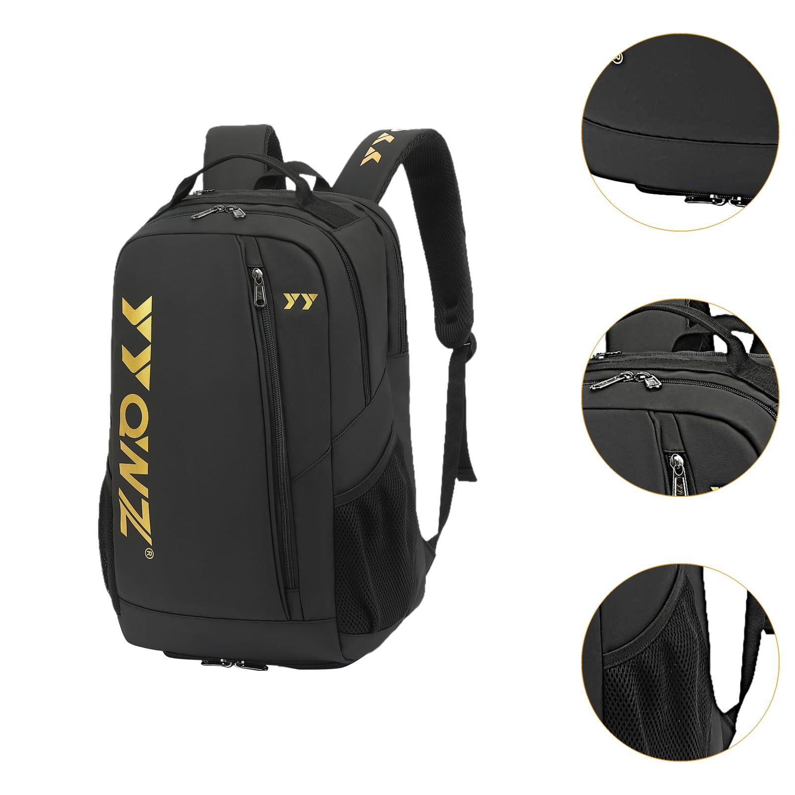 Baoblaze Badminton Bag Backpack Shoulder Bag Tennis Rackets Bag for Badminton Rackets Black