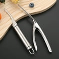 thumbnail image 4 of Oleegame 2PC Kitchen Utensils Set Stainless Steel Line Seafood Hot Pot Kitchen Special Pick Line Stainless Steel Peeling Back Artifact, 4 of 4