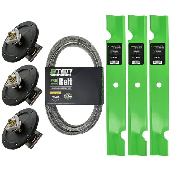 8TEN Blade Spindle Belt Kit for 52 inch Toro Z Master 400 449 453 105-7781-03 MK1001951