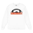 thumbnail image 5 of Cincinnati Skyline Football Long Sleeve T-shirt Bleed Orange and Black Game Day Fantasy League Champions Tailgating, 5 of 7