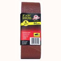 

2PC Ali Industries 7011GA 5Pk 3X21 80G Sand Belt / 1 PK