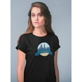 thumbnail image 2 of Skyline Badge Chicago City Women Black T-Shirt, Female XX-Large, 2 of 4