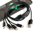 thumbnail image 3 of USB Multi Charger Cable 4 in 1 Stable Output Safe One to Four Type C Charge Phone Plug And Play Fast Charging Charging Adapter Mobile Phone Accessories for Huawei, 3 of 10