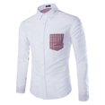 thumbnail image 2 of de Manga Larga Clásica de Ropa de Moda para Hombres Playeras de Hombre BLESIY Camisas de Hombre, 2 of 8