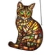thumbnail image 4 of Colgante Gato Acrílico Decorativo Colgante Ventana Adorno para Pared Jardín Arte Acrílica Colorida Función de Reflejo Luminoso Adecuada Par, 4 of 9
