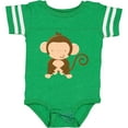 thumbnail image 3 of Inktastic Happy Monkey Boys or Girls Baby Bodysuit, 3 of 5
