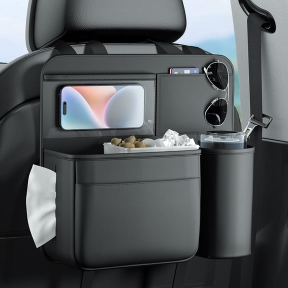 New Car Seat Back Storage Hanging Bag Car Tissue Box Storage Rack Multi-Functional Interior Accessories