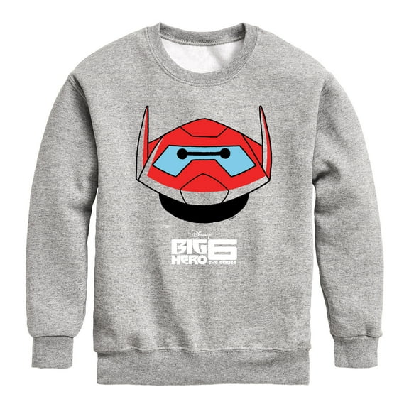 Big Hero 6 - Baymax Helmet - Youth Crewneck Fleece Sweatshirt