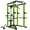Black+Green#07, variant on Weight Rack Multi-functional Power Cage,Home Adjustable Pullup Squat Rack 1000Lbs Capacity Comprehensive Fitness Barbell Rack,Barbell Rack