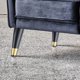 thumbnail image 4 of Patas de mesa de metal, 4 piezas, patas cónicas para muebles, patas oblicuas para gabinetes con tornillos para sofá, mesa de café, gabinete de TV y otras patas de muebles (20 cm), 4 of 5