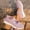 Pink, variant on Women Mary Jane Shoes Slip on Walking Flats Comfortable Dressy Mesh Knit Washable Casual Shoe with Arch Support White 8.5(41)