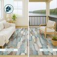 thumbnail image 5 of Addison Rugs Chantille Indoor/Outdoor Transitional Modern Teal Machine Washable Rectangle Rug, 10' x 14', 5 of 10