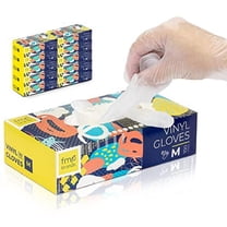 Fit Meal Prep Gloves Disposable Latex Free Medium Powder Free Glove Food Prep Gloves for Kitchen, Bathroom, Household, Gardening (Medium, 1000 Pack)