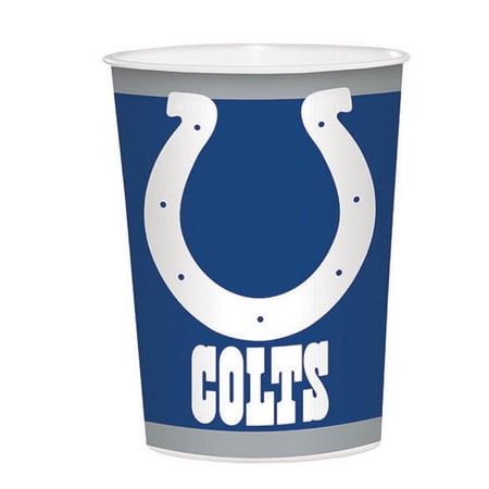 Amscan Indianapolis Colts NFL Football Sports Banquet Party Favor 16 oz Plastic Cup 10 Count