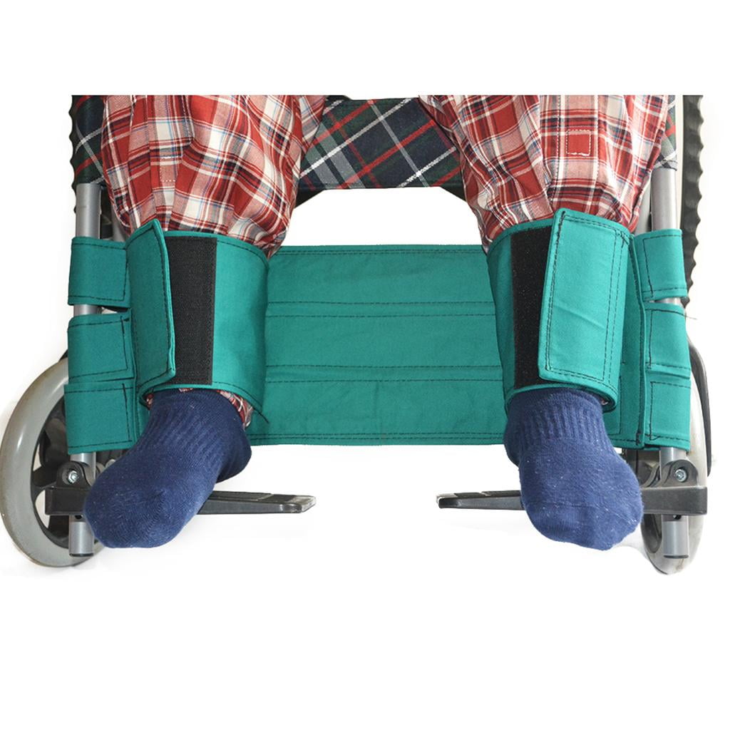 Wheelchair Footrest Strap Leg Restraints for Wheelchair Safety