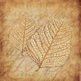thumbnail image 2 of Emery, Kristin 20x20 Gold Ornate Wood Framed with Double Matting Museum Art Print Titled - Gold Leaves III, 2 of 4