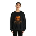 thumbnail image 4 of Halloween Pumpkin Head Unisex Heavy Blend™ Crewneck Sweatshirt Scary, 4 of 7