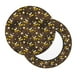 thumbnail image 2 of Balery Flying Furry Honey Bees Fundas de asiento para taburete de bar redondo de tela de terciopelo ajustables que protegen de arañazos y manchas para sillas de 14 a 17 pulgadas.-14 inch, 2 of 7