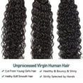 thumbnail image 2 of Ustar Brazilian Virgin 3 Bundles Water Wave 100% Human Hair 20"22"24", 2 of 6
