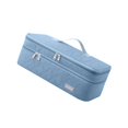 thumbnail image 2 of Bolsa para secador de pelo, almacenamiento de herramientas de peinado, organizador profesional de herramientas para el cabello de poliéster, estuche azul, 2 of 10