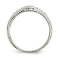 thumbnail image 2 of Sterling Silver CZ Heart Ring QR6740, 2 of 5