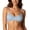 Blue, variant on Women’s Lace High Elastic Ultra‑Thin Breathable Bra – , Seamless, Comfortable, No Underwire, Sheer Red M