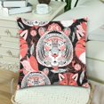 thumbnail image 3 of MKHERT Beautiful Tigers And Foxes Pillowcase Pillow Protector Cushion Cover 18x18 inch,Set of 2, 3 of 3