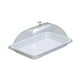 thumbnail image 3 of Cubierta para soporte de pastel, cubierta para exhibición de alimentos, elegante tapa para postre, multiusos, transparente Blanco, 3 of 9