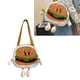 thumbnail image 5 of Mochila De Hamburguesa Con Queso, Bolso De Hombro Diagonal De Lona, ​​Bolsos Con Forma De Hamburguesa, Bolso De Ocio, Bolsos Cruzados De Moda Con Correas Ajustables, 5 of 8