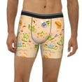 thumbnail image 2 of Salouo Scandinavian Style Hygge Pattern Men's Boxer Briefs, Soft & Breathable Underwear Elastic Waistband Briefs for Men,1-Pack, 2 of 7