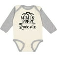 thumbnail image 3 of Inktastic Mimi and Poppy Love Me Boys or Girls Long Sleeve Baby Bodysuit, 3 of 5