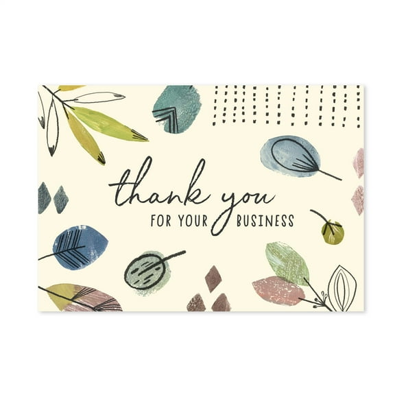 Hallmark Business Bulk Thank You Cards (Illustrated Botanicals), 25 ct.