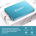 thumbnail image 4 of EAGET EAGET E300 Series 480GB 2.5-inch SATA III SSD - High-Speed Read/Write, Blue, Compact Design for PCs & Laptops, 4 of 6