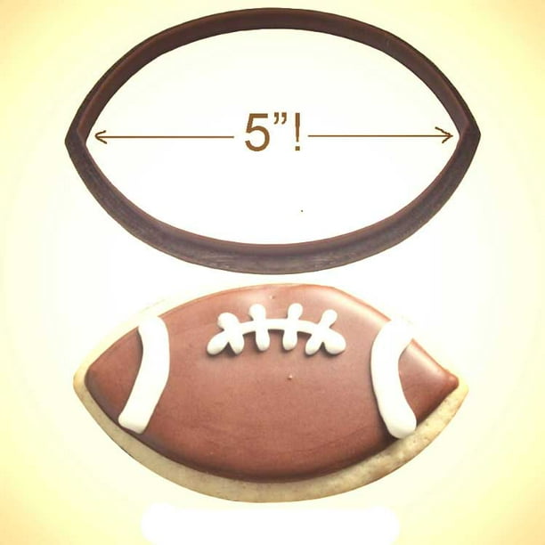 Football Cookie Cutter 5 in