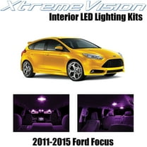 XtremeVision Interior LED for Ford Focus 2011-2015 4 pcs Pink Interior LED Kit Installation Tool