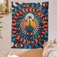 thumbnail image 4 of Moon Phase Girl Tapestry Boho Wall Hanging by Afralia™ - Psychedelic Room Decor, 4 of 6