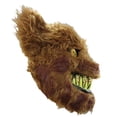 thumbnail image 2 of Sunstar Scary Crazed Bear Halloween Mask Brown, 2 of 2