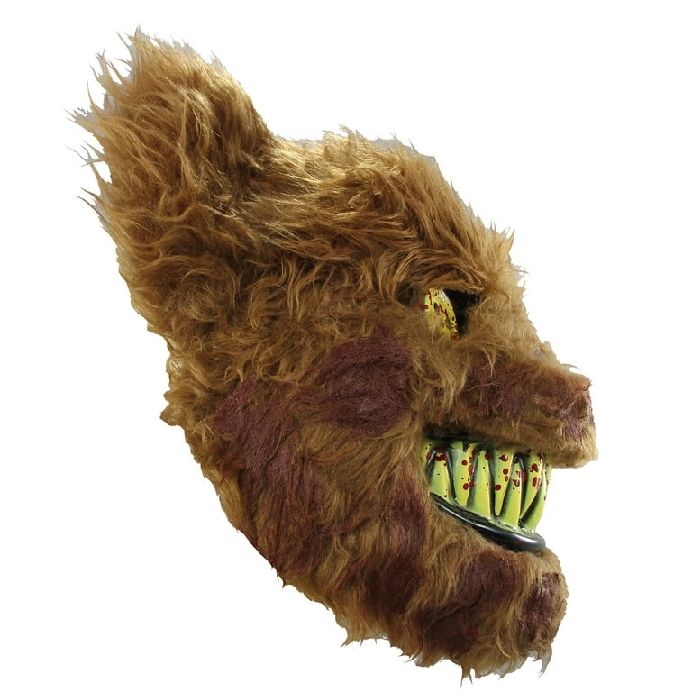 Sunstar Scary Crazed Bear Halloween Mask Brown - Walmart.com